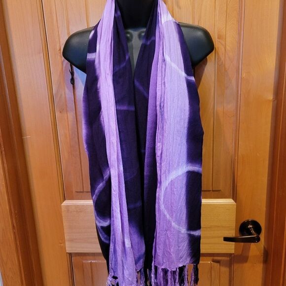Purple two toned scarf - Picture 1 of 1
